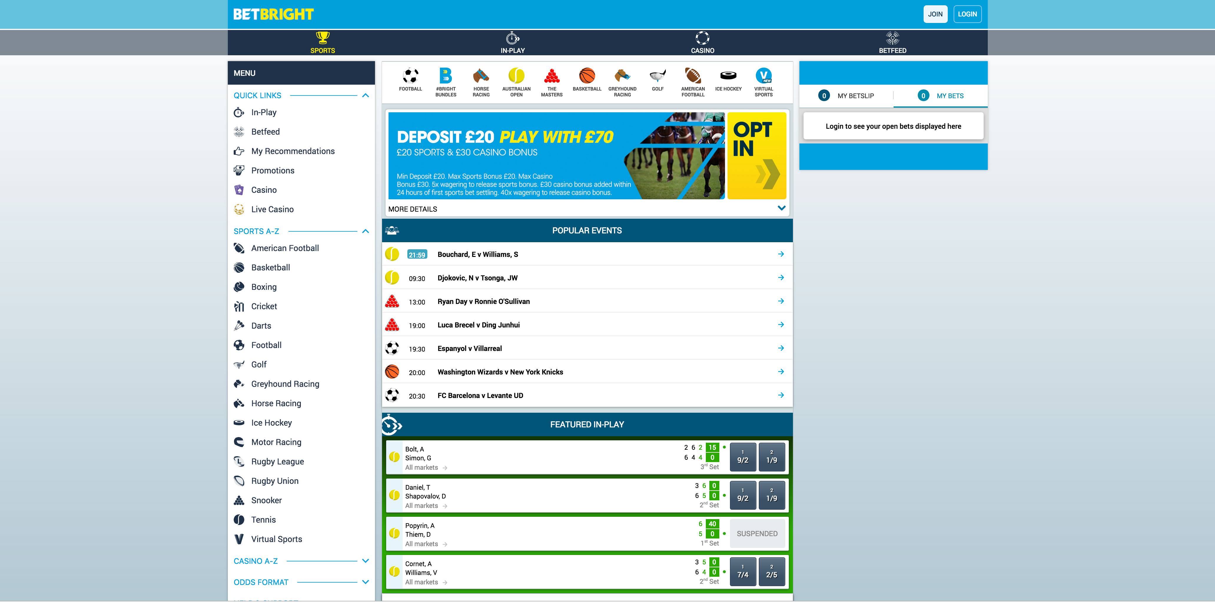 Example of campaign on site